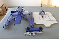 1 Color 1 Station Screen Printing Press Equipment Adjust Plate 4 Directions Move
