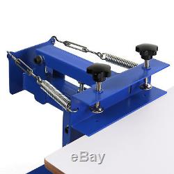 1 Color Screen Printing Press Kit Machine 1 Station Silk Screening Pressing DIY