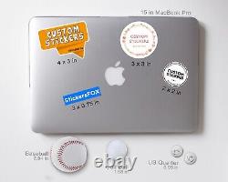 10 Custom clear stickers, Custom clear decals, Your graphic print on clear vinyl