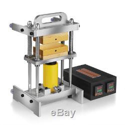 10 Ton Small Driptech Hydraulic Rosin Press 3x5 Dabpress Tech Heat Plates Kit