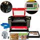 100w Co2 Usb Laser Engraver Cutter Engraving Machine Red Dot Point + Rotary Axis