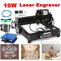 10W USB Desktop CNC Laser Engraver Engraving Machine Metal Stone Printer Cutter