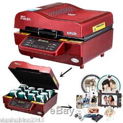 110V / 220V FREESUB 3D Sublimation Heat Press Machine for Phone Cases Mugs Cups