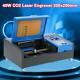 110v/40w Usb Co2 Laser Engraver Engraving Cutter Cutting 300x200mm+ 4 Wheels Usa