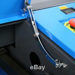110V/40W USB CO2 Laser Engraver Engraving Cutter Cutting 300x200mm+ 4 Wheels USA