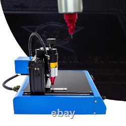 110V Electric Metal Marking Machine Dot Peen 200x150mm for Number Letter Label A