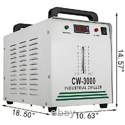 110V Industrial Water Chiller CW-3000 for 50-100W CO2 Laser Tubes Lab Equipment