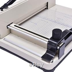 12 Inch A4 Paper Cutter Guillotine Trimmer Cutting Machine Heavy Duty 400 Sheets