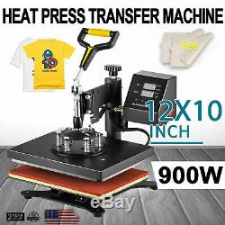 12 x 10 Swing Away Digital Heat Press Machine Transfer Sublimation T-shirt