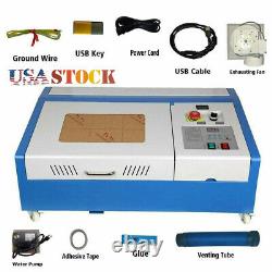 12 x 8 40W CO2 Laser Engraver Cutter Worktable Engraving Cutting Machine