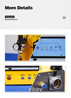 12050mm Portable Pneumatic Dot Peen Marking Machine for VIN Code Chassis Number