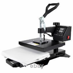 12X10 360°Swing Away Heat Press Machine Digital Transfer For T-Shirt 900W