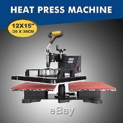 12X15 30X38cm Double Station Sublimation Transfer Printing Heat Press Machine