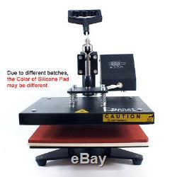 12x9 SWING AWAY Heat Press Machine Sublimation for T-shirt Printing Clothes US