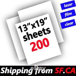 13 x 19200 sheetsTransparency Laser Printer Film Paper Silk Screen Printing