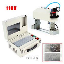 14040mm Pneumatic Metal Label Marking VIN Number Engraving Machine Industrial