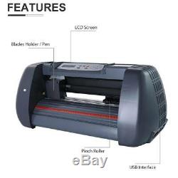 14Vinyl Cutter Plotter Paper Cutting Edges Printer LCD screen Sign Maker NEW