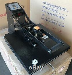 15 x 15 Digital Clamshell Sublimation Heat Press Transfer T Shirt Machine REF A