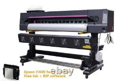 1520mm 60 Large Format Printer ECO Solvent+RIP, Wide Banners Vinyls, Epson I1600