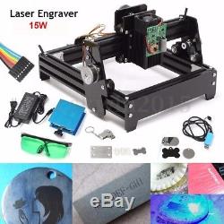 15W CNC Laser Engraver Metal Stone Wood Engraving Marking Machine Image Printer