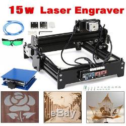 15W CNC Mini Laser Engraving Machine Metal Steel Stone Engraver Image Printer