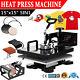 15x15 5 In 1 Combo T-shirt Heat Press Transfer Machine Sublimation Mug Hat Cap