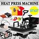 15x15 5in1 Combo T-shirt Heat Press Transfer Pressing Machine Cap Swing Away
