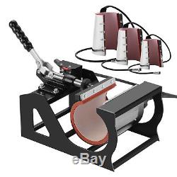 15x15 8 in 1 Heat Press Machine For T-Shirts Combo Kit Sublimation Swing Aaway