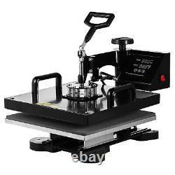 15x15 T-Shirt Heat Press Machine Transfer Kit Sublimation Digital Swing Away