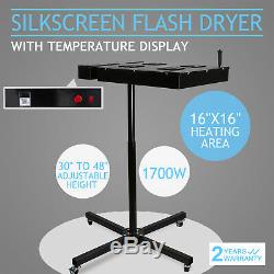 16 X 16 Flash Dryer Silk Screen Printing Equipment T-Shirt Drying Electrical