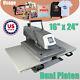 16x24 Manual Dual Platen Sublimation Heat Press Machine For T-shirt Cloth Bag