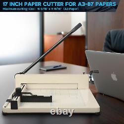 17 Blade A3 Large Paper Cutter Guillotine 400 Sheets Cutting Craft Trimmer