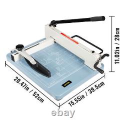 17 in Industrial Paper Cutter Heavy Duty With Clear Cutting Guide Printing Shops