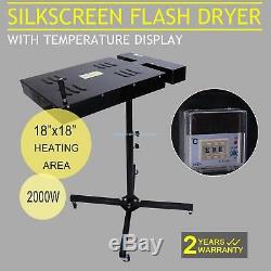 18x18 Flash Dryer Silk Screen Printing Adjustable Equipment T-Shirt Curing