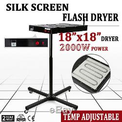 18x18 Flash Dryer Silkscreen Printing Heating Heavy Duty Adjustable Prints