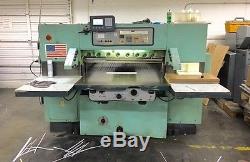 1988 Seypa Perfecta 115 Programmable Paper Cutter with current MicroCut 45 inch