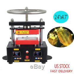 2000+ PSI Professional Colophony Rosin Press Hand Crank Duel Heated Plates