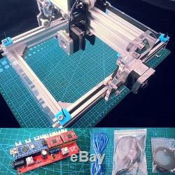 2000mW A5 17x20cm Laser Engraver Cutter Engraving Machine Desktop Wood Printer