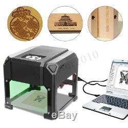 2000mW USB Desktop Laser Engraving Cutting Machine DIY Logo Printer CNC Engraver