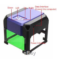 2000mW USB Mini Laser Engraver DIY Logo Mark Printer Cutter Carver Machine Fast