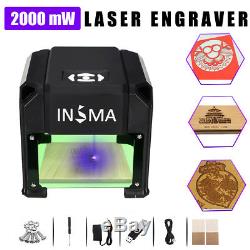 2000mW USB Mini Laser Engraver DIY Mark Printer Cutter Carver Engraving Machine