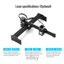 20W Laser Engraving Machine Mini Desktop Engraver Cutter Art Craft DIY Printer