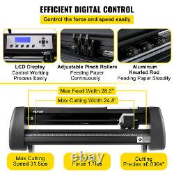 28 Vinyl Cutter Plotter Machine Signcut Software for Mac Windows LCD Display