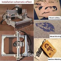 2W 2000mW Desktop Laser Engraver Cutting Machine DIY Logo Mark Engraving Printer