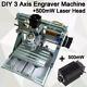 3 Axis Diy Cnc Router Machine + 500mw Laser Engraving Pcb Milling Wood Carving