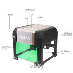 3000MW CNC Laser Engraving Cutting Machine Engraver Cutter DIY Logo Mark Printer