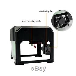 3000MW USB 3D Laser Engraving Cutting Machine Engraver CNC DIY Logo Mark