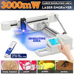 3000mW DIY Laser Engraver 155x175mm Computer Marking Cutter Machine Stainless