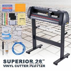 31in/sec Vinyl Cutter Machine 28in Feed Sign Maker w SignMaster Digital Controls