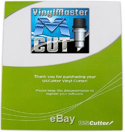34 Vinyl Cutter BUNDLE Sign Cutting Plotter withVinylMaster Cut Design & Cut